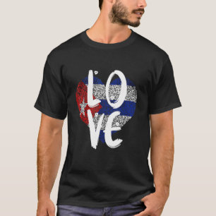 Camiseta Bandeira de Cuba Cubano Orgulho Cubano