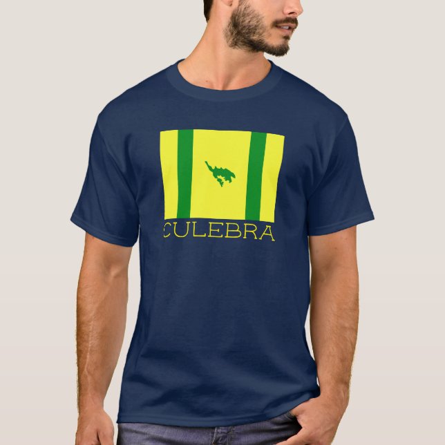 Camiseta Bandeira de Culebra, Porto Rico (Frente)