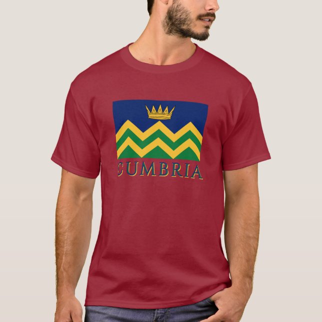 Camiseta Bandeira de Cúmbria (a partir de 2025) (Frente)