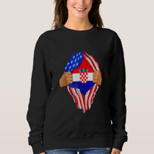 Camiseta Bandeira de Dentro de Sangue Croata