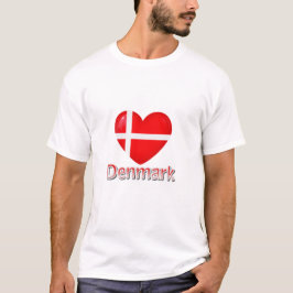 Camiseta Bandeira de Dinamarca