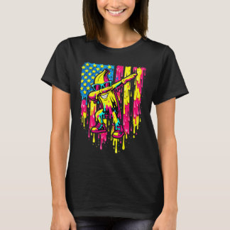 Camiseta Bandeira de Drip de Banana Engraçada para Crianças
