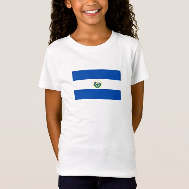 Camiseta Bandeira de El Salvador (Frente)