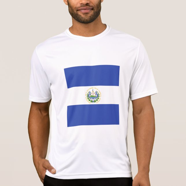 Camiseta Bandeira de El Salvador (Frente)