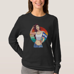 Camiseta Bandeira de El Salvador Orgulho Salvadorenho Rapar