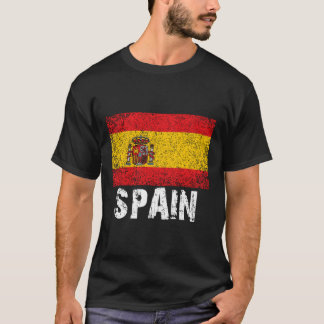 Camiseta Bandeira De Espanha Distinta Para Homens Ou Mulher