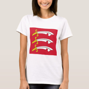 Camiseta Bandeira de Essex (distrito do Reino Unido)