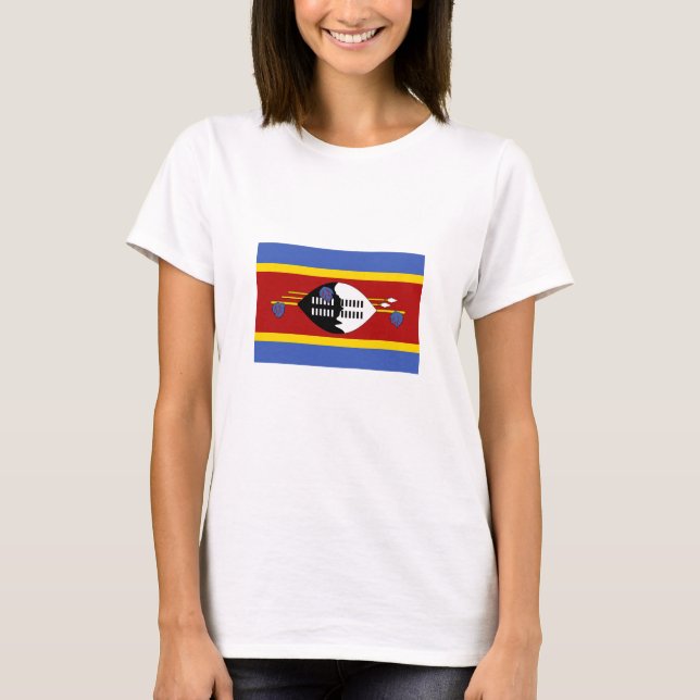 Camiseta Bandeira de Essuatíni (Frente)