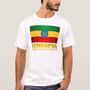 Camiseta Bandeira de Etiópia