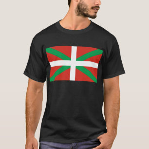 Camiseta Bandeira de Euskadi - país Basque - Ikurri