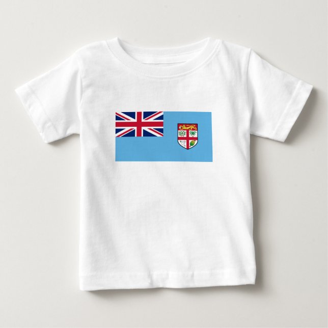 Camiseta Bandeira de Fiji (Frente)