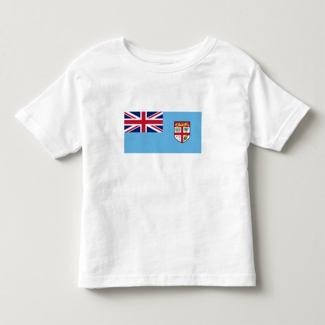 Camiseta Bandeira de Fiji (Frente)