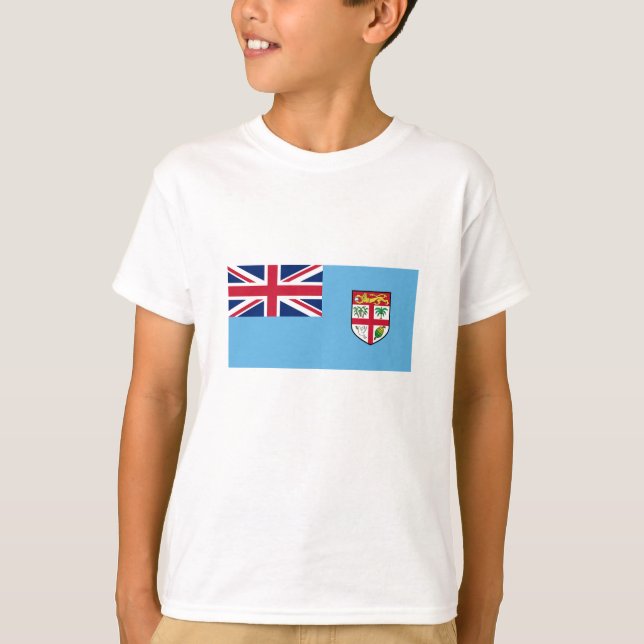 Camiseta Bandeira de Fiji (Frente)