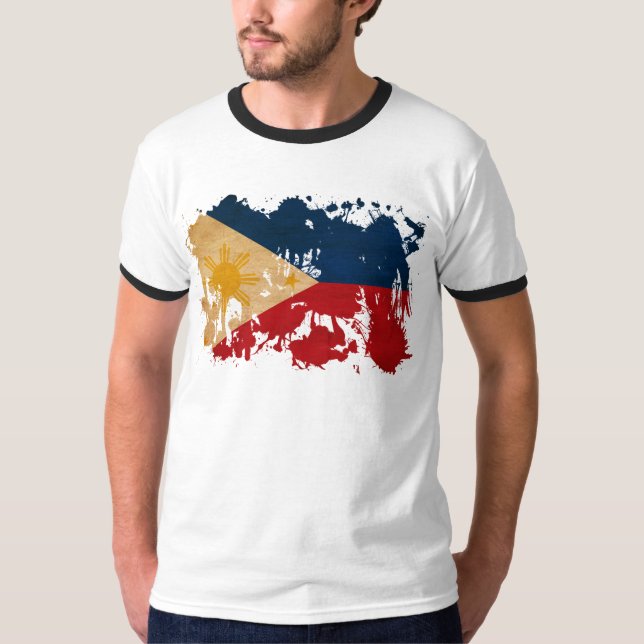 Camiseta Bandeira de Filipinas (Frente)