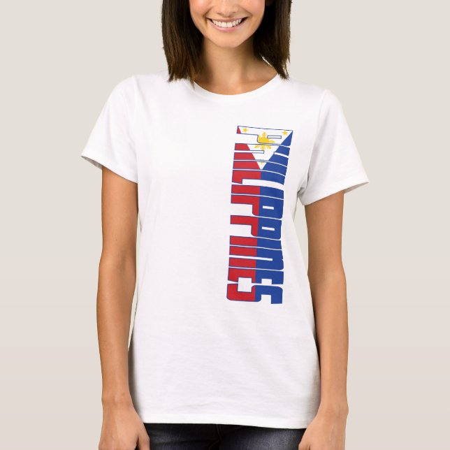 Camiseta Bandeira de Filipinas (Frente)