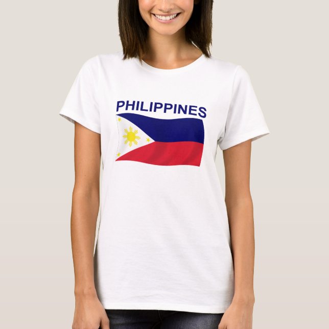 Camiseta Bandeira de Filipinas (Frente)