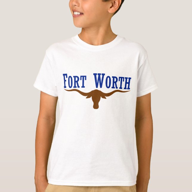 Camiseta Bandeira de Fort Worth (Frente)