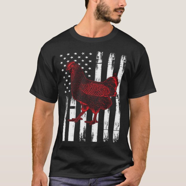 Camiseta Bandeira de Frango Legal (Frente)