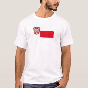 Camiseta Bandeira de Frankfurt am Main