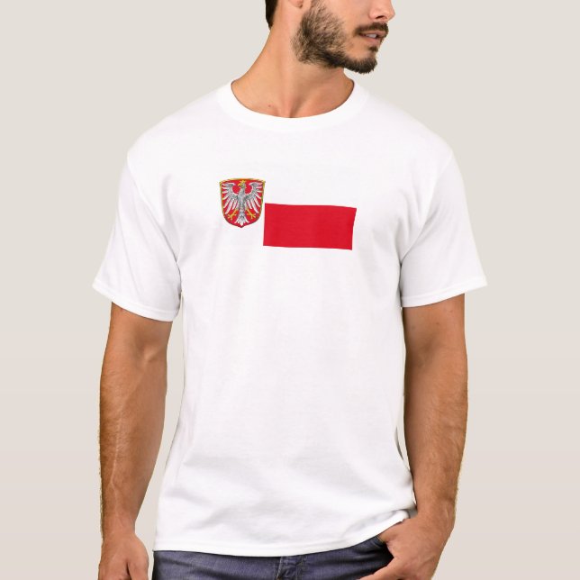 Camiseta Bandeira de Frankfurt am Main (Frente)