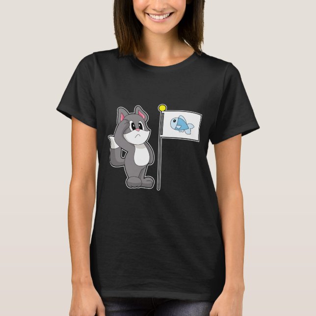 Camiseta Bandeira de Gato (Frente)