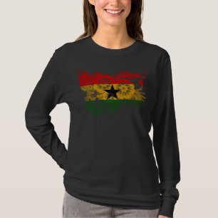 Camiseta Bandeira de Ghana