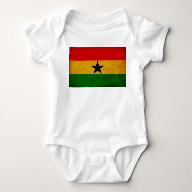 Camiseta Bandeira de Ghana (Frente)