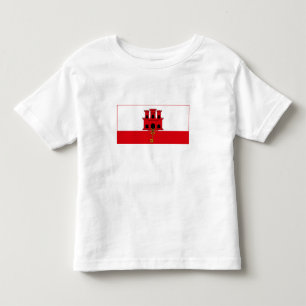 Camiseta Bandeira de Gibraltar