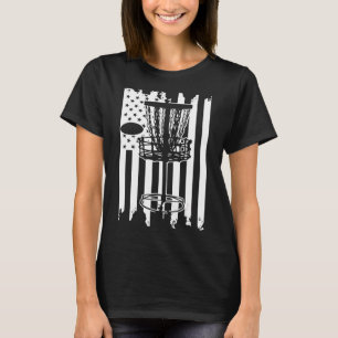 Camiseta Bandeira de Golf Usa do Disco Patriótico