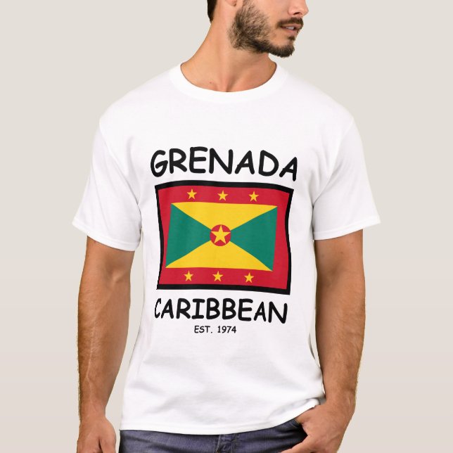 Camiseta bandeira de Granada (Frente)