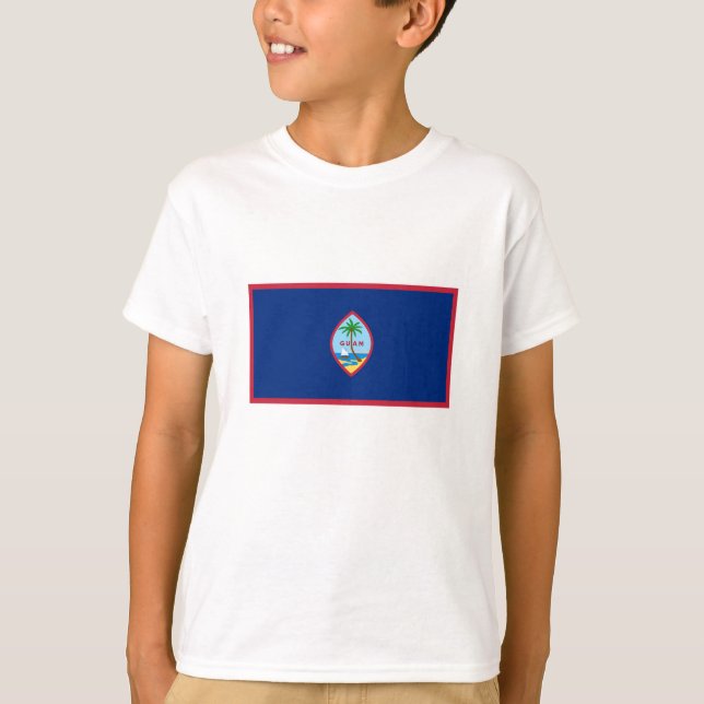 Camiseta Bandeira de Guam (Frente)