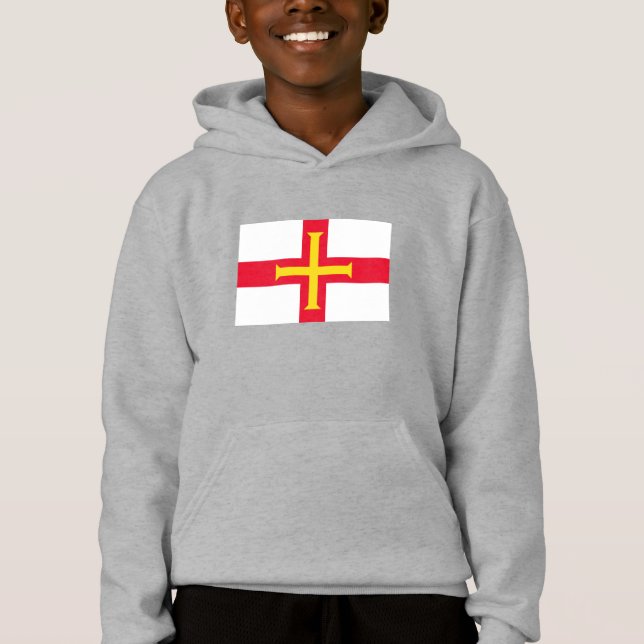 Camiseta Bandeira de Guernsey (Frente)