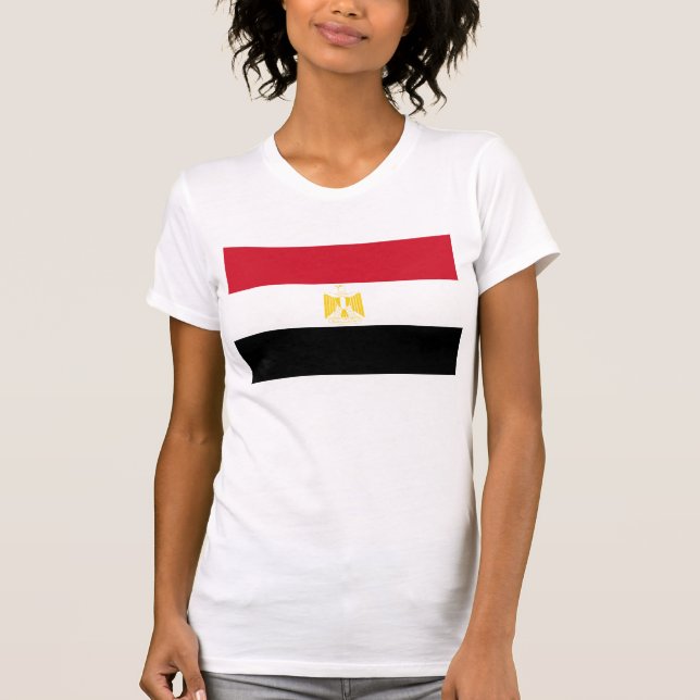 Camiseta Bandeira de Hashtag Egipto (Frente)