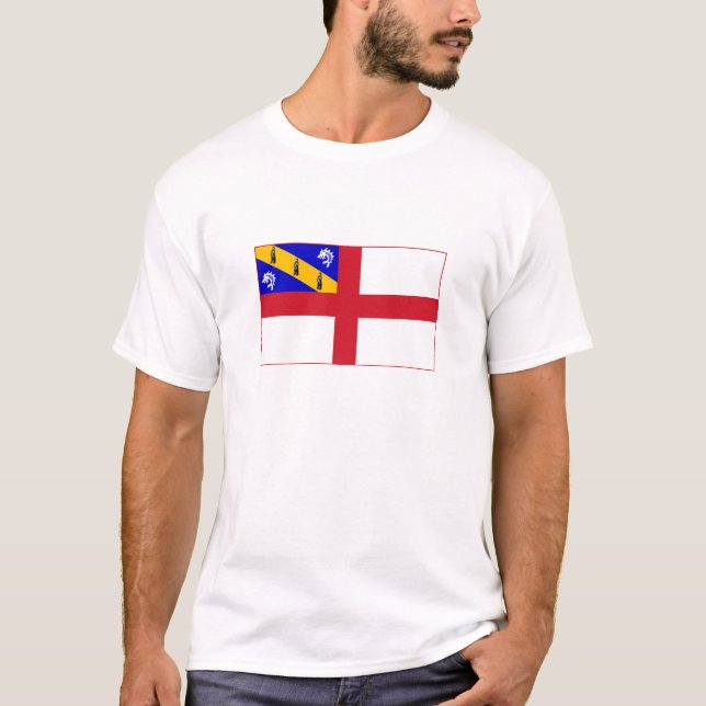 Camiseta Bandeira de Herm (Frente)