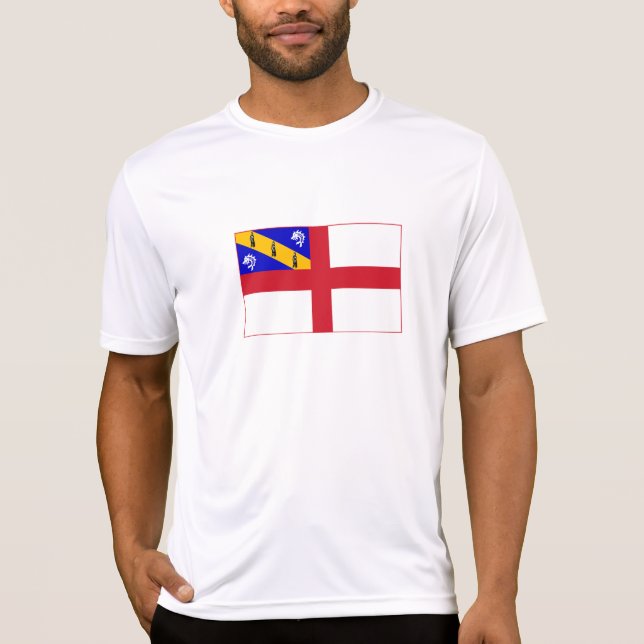 Camiseta Bandeira de Herm (Frente)