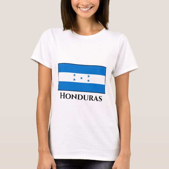 Camiseta Bandeira de Honduras (Frente)