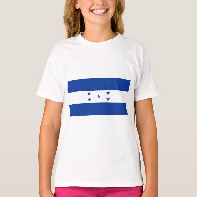 Camiseta Bandeira de Honduras (Frente)
