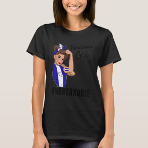Camiseta Bandeira de Honduras Catracha Dna Hondurenhas Tegu