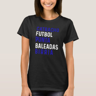 Camiseta Bandeira de Honduras Catracho Dna Hondurenhos Tegu
