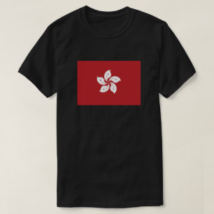 Camiseta Bandeira de Hong Kong