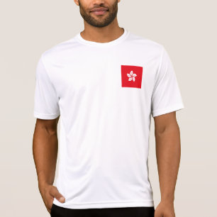 Camiseta Bandeira de Hong Kong