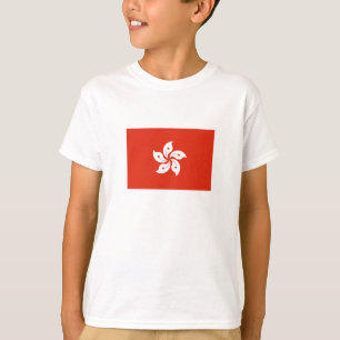 Camiseta Bandeira de Hong Kong