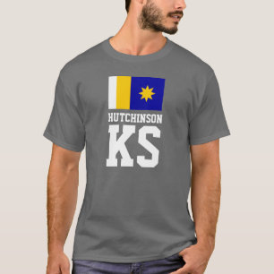 Camiseta Bandeira de Hutchinson, Kansas