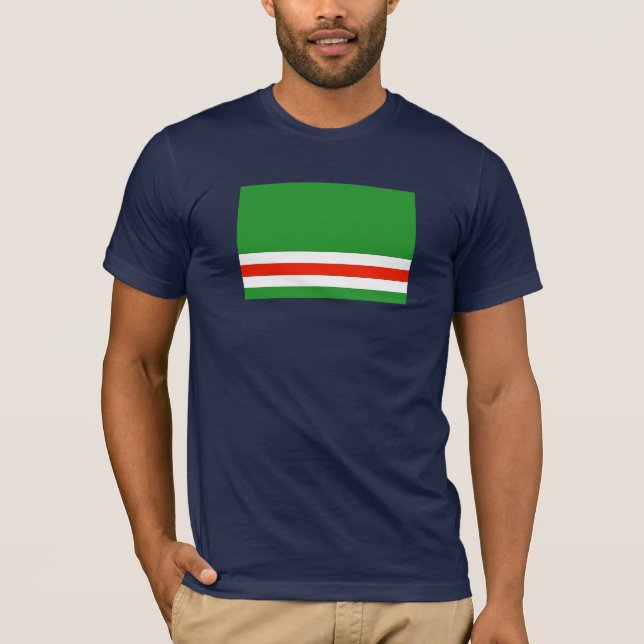 Camiseta Bandeira de Ichkeria (Frente)