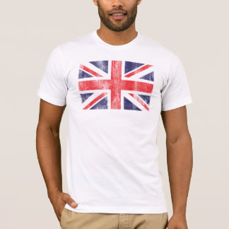 Camiseta Bandeira de Ingleses do vintage