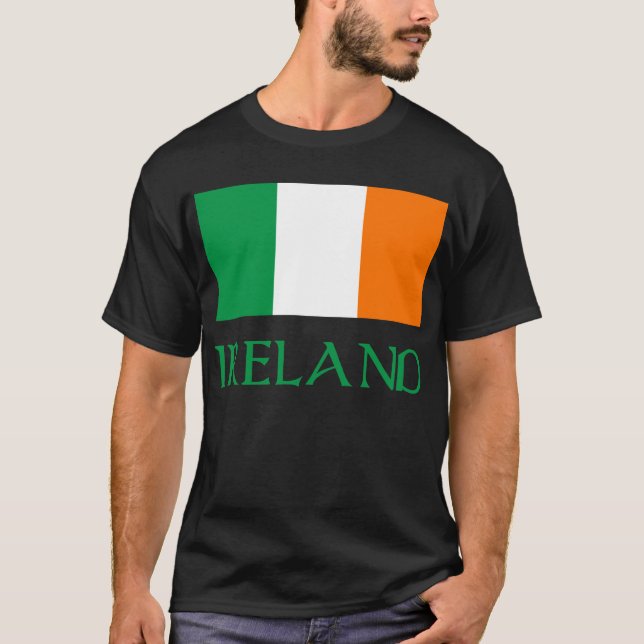 Camiseta Bandeira de Ireland (Frente)
