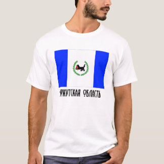 Camiseta Bandeira de Irkutsk Oblast