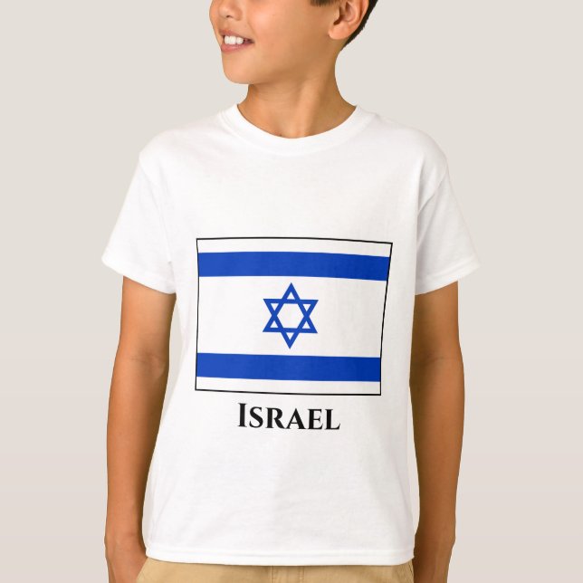 Camiseta Bandeira de Israel (Frente)