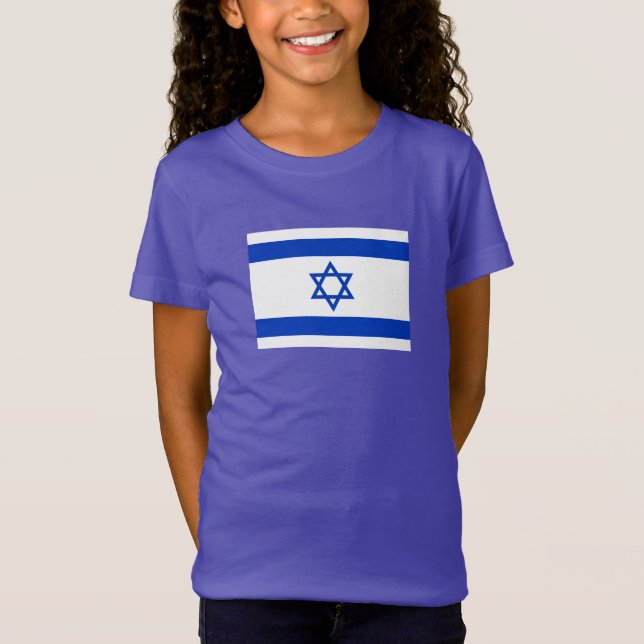 Camiseta Bandeira de Israel (Frente)