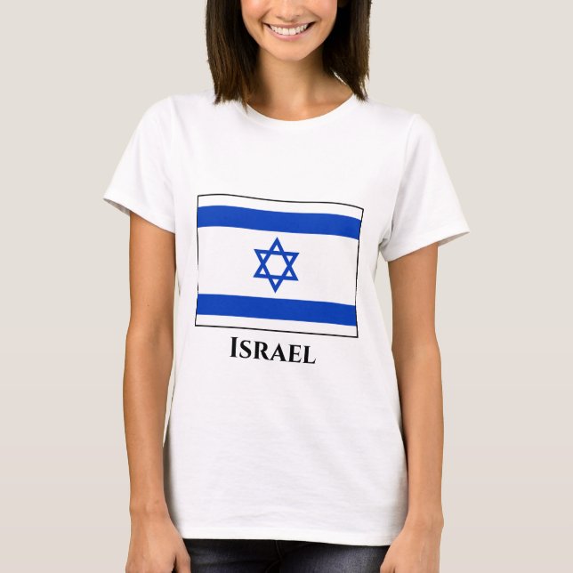 Camiseta Bandeira de Israel (Frente)